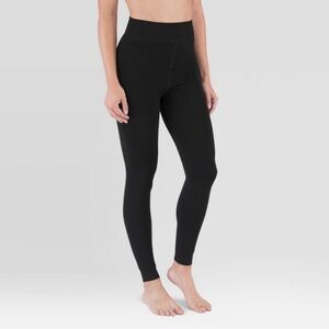 Wander by Hottotties Black High-Waisted Victoria velvet Leggings in large. Nwt